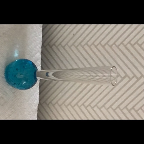 New Art Glass Bud Vase Handcrafted by Glass Artist - Picture 7 of 16